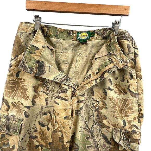 Cabelas Pants M Camo Cargo Hunting Outdoor Fishing Camping Hiking Utility Canvas - Picture 9 of 16